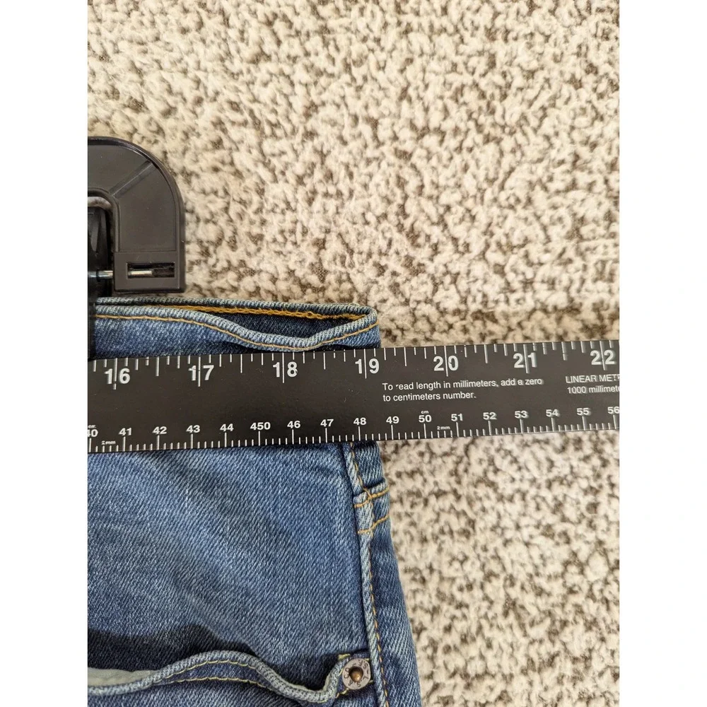 Levis 559 Men's Jeans Size 38×30‎ Blue Relaxed Straight Wide Leg Altered Read